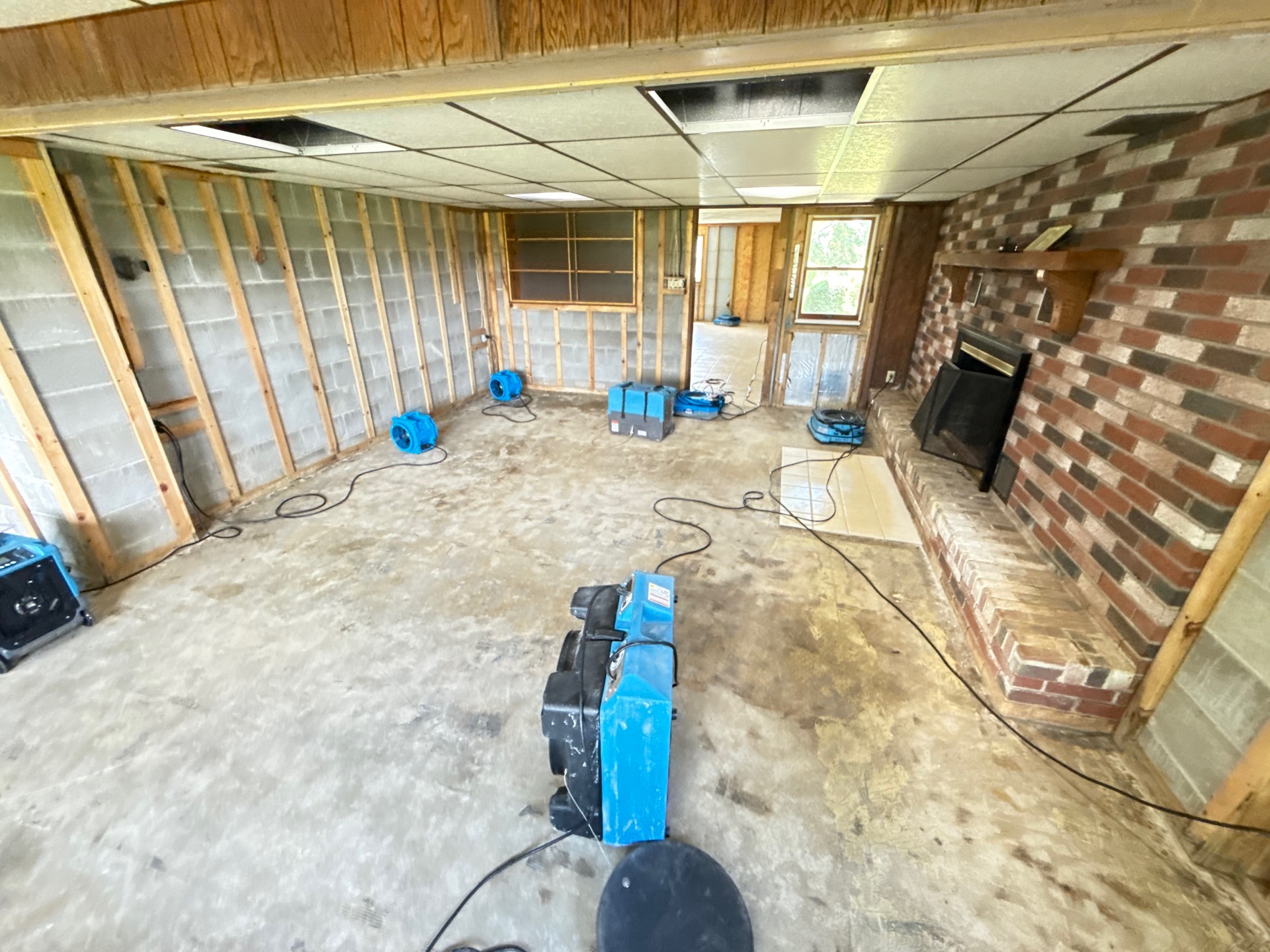 Water Damage Restoration crew working in Las Vegas, NV - Independent Restoration Services