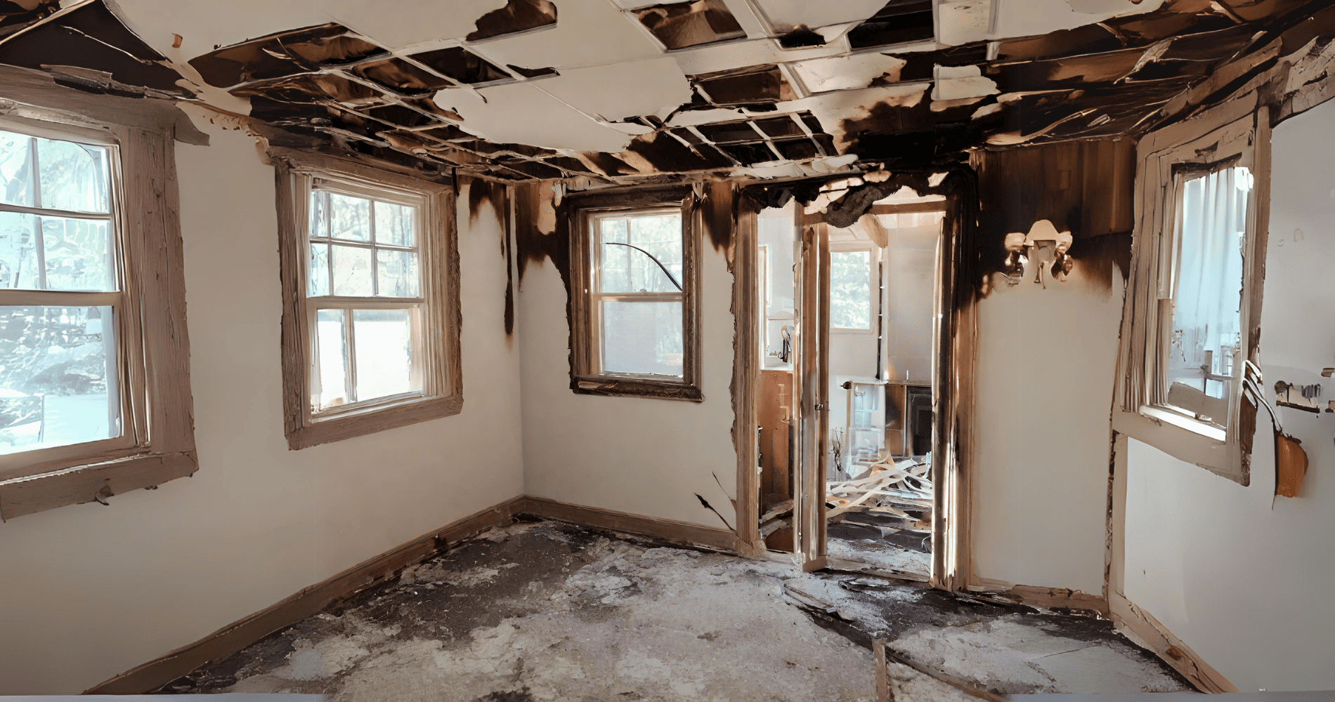 Fire & Smoke Damage Restoration crew working in Las Vegas, NV - Independent Restoration Services